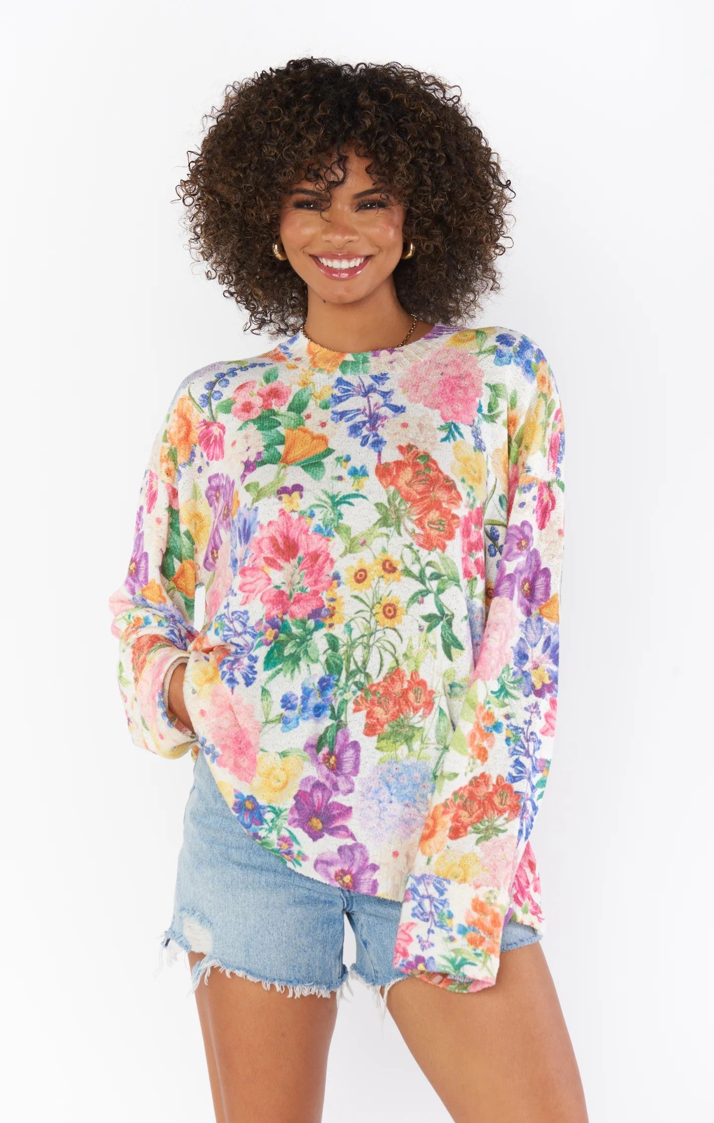 Sue Cuffed Tunic Sweater