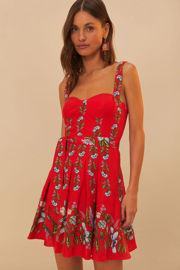 Sweet Bloom Bouquet Mini Dress
