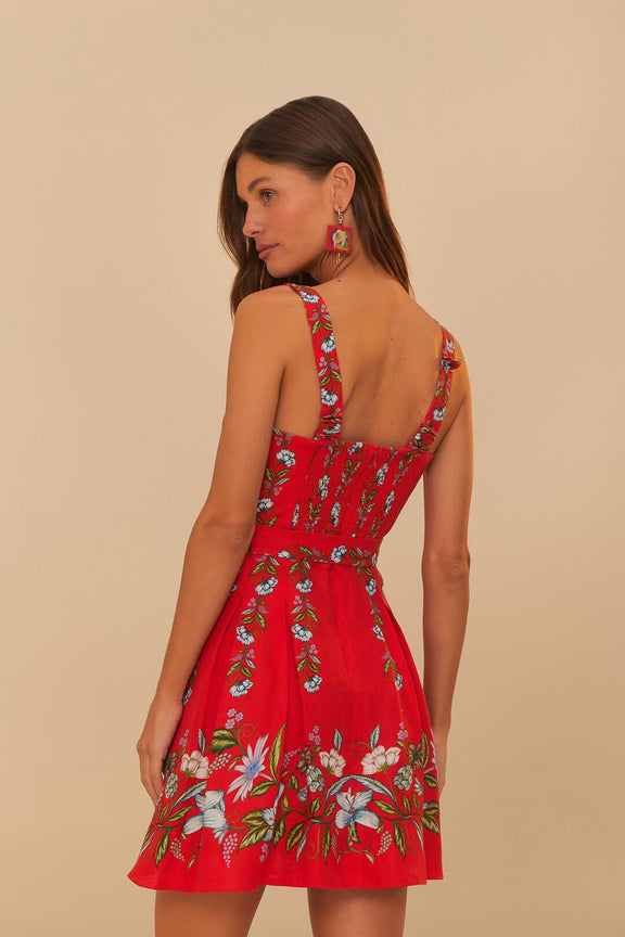 Sweet Bloom Bouquet Mini Dress