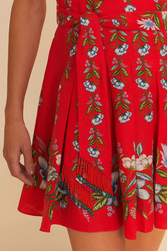 Sweet Bloom Bouquet Mini Dress