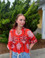 Palm Tree Short Sleeve Button Down