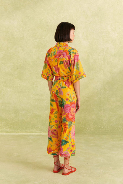 Macaw Bloom Yellow Pants