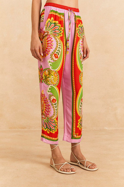 Beach Toucans Scarf Pants