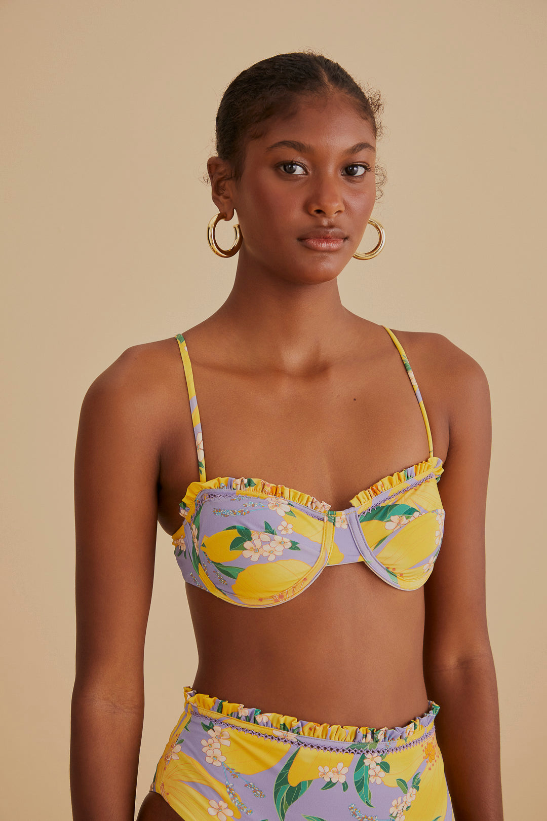 Pietra Floral Bikini Top