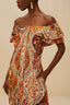 Romantic Nature Off Shoulder Maxi Dress