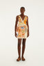 Rio Souvenir Mixed Scarf Multicolor Sleeveless Mini