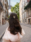 Hand-painted Mini Boho Monarch Claw Hair Clip
