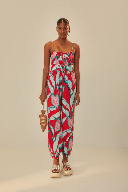 Summer Foliage Jumpsuit