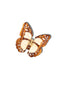 Hand-painted Boho Monarch Claw Hair Clip
