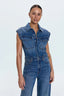Ace Sleeveless Barrel Leg Jumpsuit