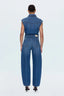 Ace Sleeveless Barrel Leg Jumpsuit