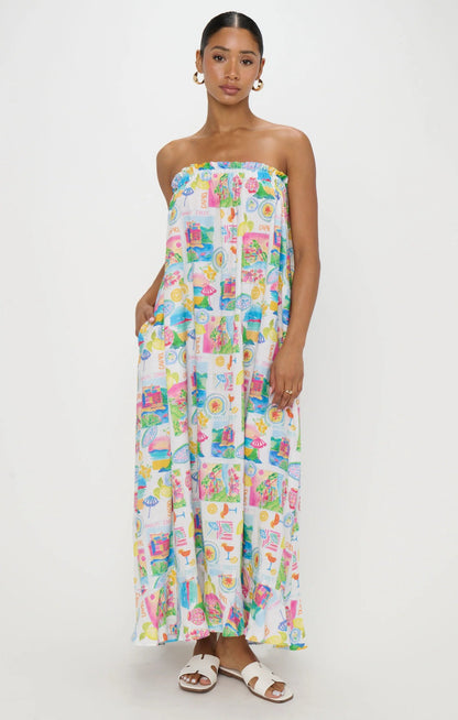 Around the World Maxi Dress