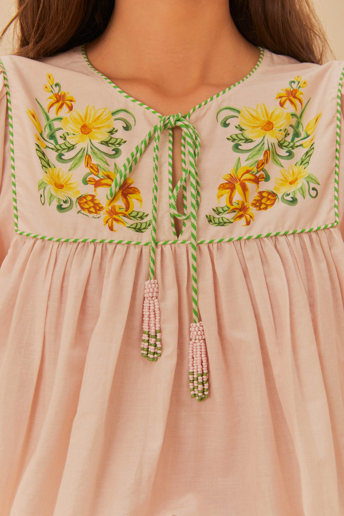 Botanical Beauty Long Sleeve Blouse