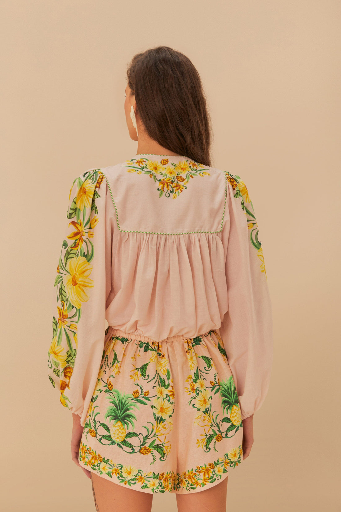 Botanical Beauty Long Sleeve Blouse