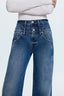 Caleb High Rise Relaxed Stack Waist