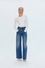 Caleb High Rise Relaxed Stack Waist