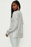 Callie Sweater- Silver Shine Cable