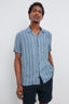 Cayman Shirt- Coastal Blue Stripe