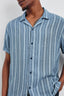 Cayman Shirt- Coastal Blue Stripe