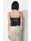 Charlotte Cowl Neck Cami with Lace