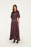 Liz Burgundy Maxi Dress