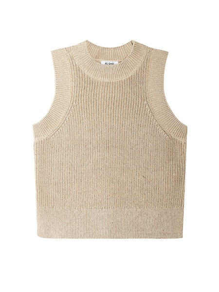 Marled Demi High Crew Neck Tank