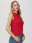 Demi High Crew Neck Tank