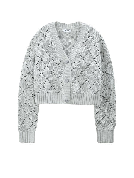 Diamond Stitch Cardi