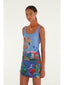 Dream Landscape Multicolor Mini Dress