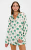 Favorite PJ Set- Palm Tree Silky