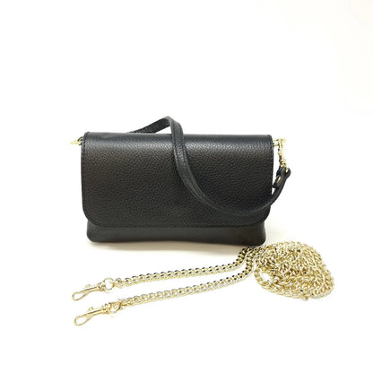 Leather Crossbody Clutch