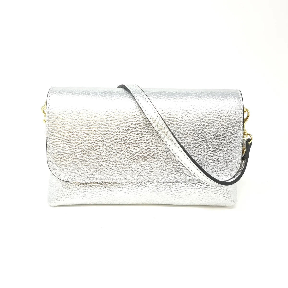 Leather Crossbody Clutch