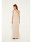 Garden Terrace Pink One Shoulder Maxi Dress