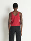 Cece Sweater Tank- Heartbeat Red
