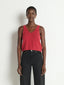 Cece Sweater Tank- Heartbeat Red