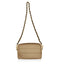 Mini Chain Puffer Purse- Shimmer Bronze