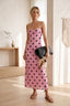 Polka Dot Slip Maxi Dress