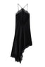 Lace Trim Sleeveless Slip Dress