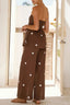 Polka Dot Tube Top & Pants Set