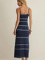 Catamaran Striped Maxi Dress