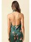 Floral Halter Open Back Top