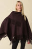 Fringed Knit Poncho