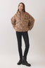 Cheetah Fur 3/4 Zip Pullover