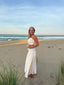 Striped Crop Top & Maxi Skirt Set