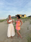 Color Block Sweetheart Romper Dress