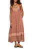 Coastal V-Neck Maxi Dress