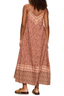 Coastal V-Neck Maxi Dress