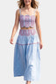 Lace Trimmed Top & Skirt Set