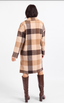 Farmland Plaid Open Coat