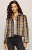 Petra Plaid Shrunken Jacket